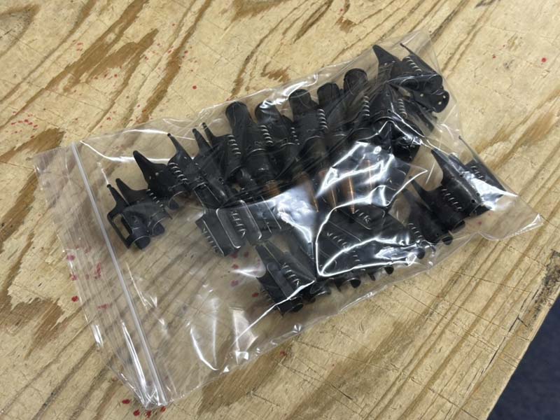 チャック袋に入ったMG42のベルトリンク