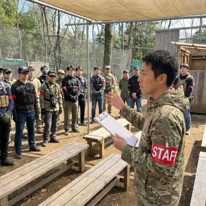 スタッフとルール説明