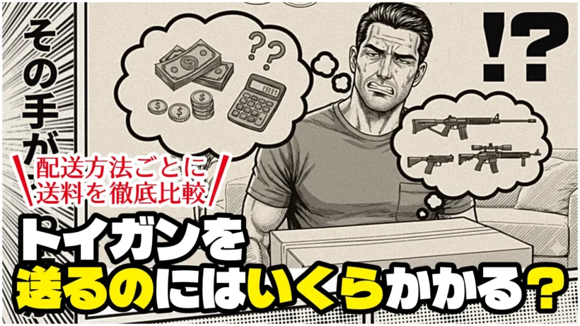 トイガンを送るのにはいくらかかる?配送方法ごとに送料を徹底比較!