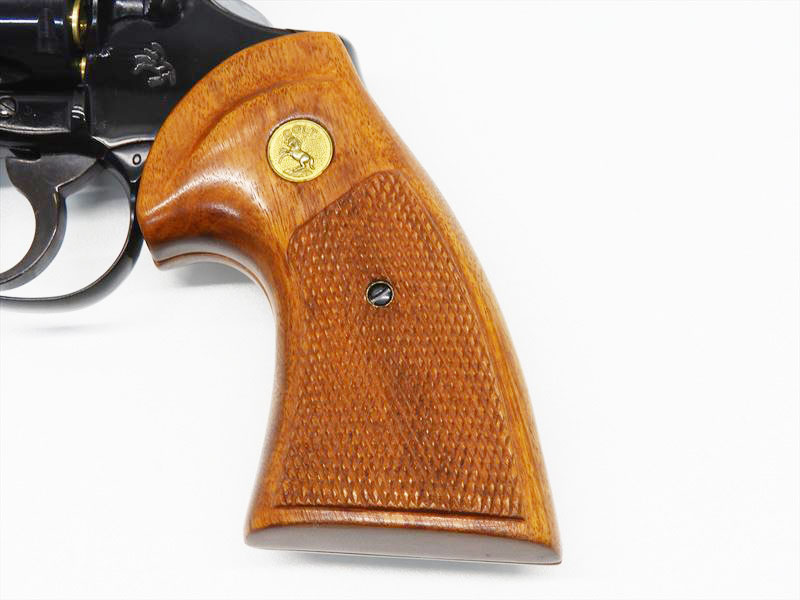 [コクサイ] コルト パイソン 4in 木製グリップ No.296