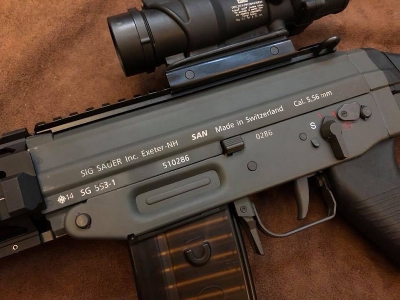 [GHK] SIG SG553 GBB リアル刻印カスタム