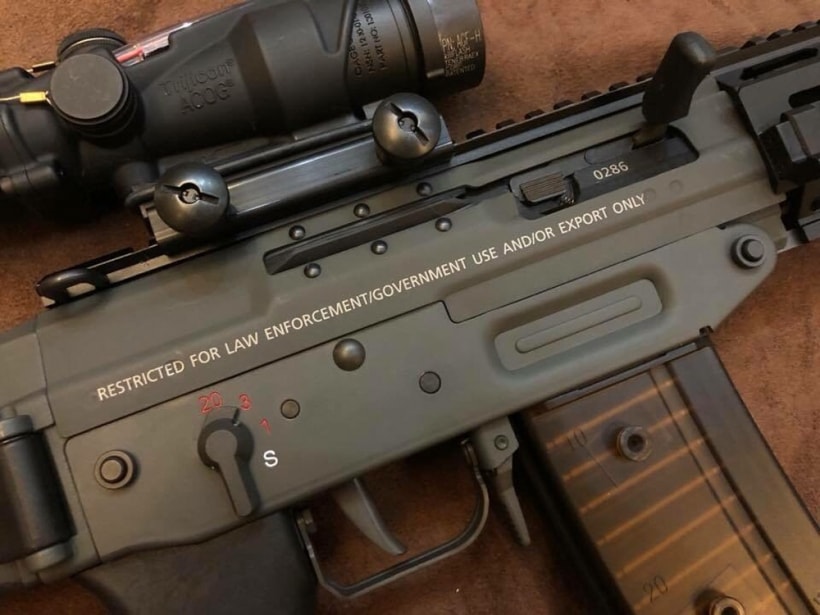 [GHK] SIG SG553 GBB リアル刻印カスタム