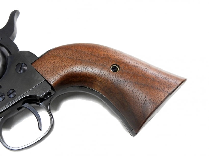 [マルシン] SAA.45 シビリアン Wディープブラック 木製グリップ