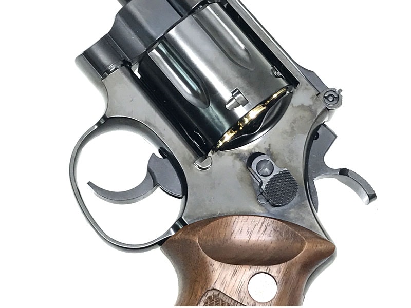 [マルシン] M29 クラシック 5インチ WディープブラックABS ハーフチェッカー木製グリップ