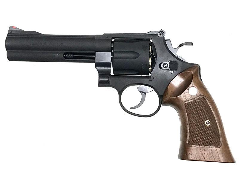[マルシン] M29 クラシック 5インチ ブラックHW ハーフチェッカー木製グリップ