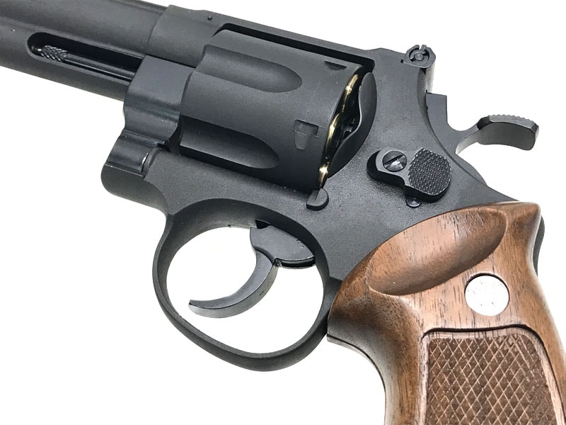 [マルシン] M29 クラシック 5インチ ブラックHW ハーフチェッカー木製グリップ