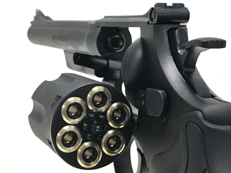 [マルシン] M29 6.5インチ ブラックHW プラグリップ付