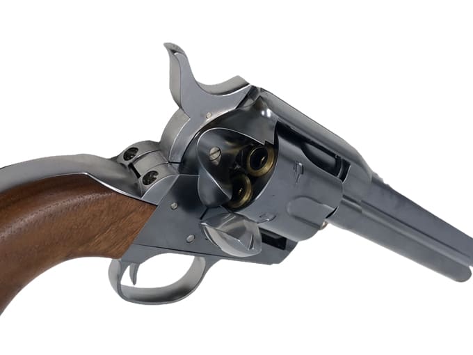 [マルシン] SAA.45 キャバルリー シルバー 木製グリップ