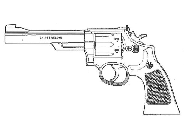 [ハートフォード] S&W M19コンバットマグナム 6in ブルーブラック