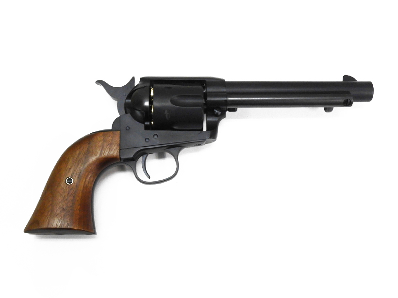 [マルシン] SAA.45 アーティラリー マットブラック 木製グリップ