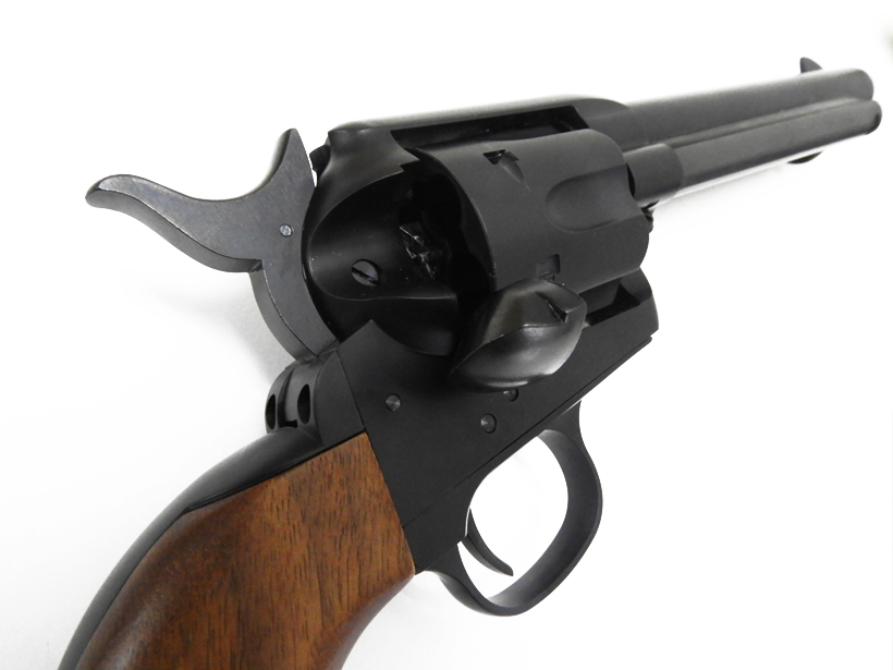 [マルシン] SAA.45 アーティラリー マットブラック 木製グリップ