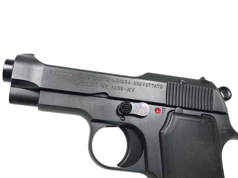 [ウエスタンアームズ] ベレッタ M1934 カーボンブラック HW 黒染め