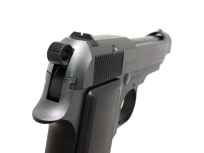 [ウエスタンアームズ] ベレッタ M1934 カーボンブラック HW 黒染め