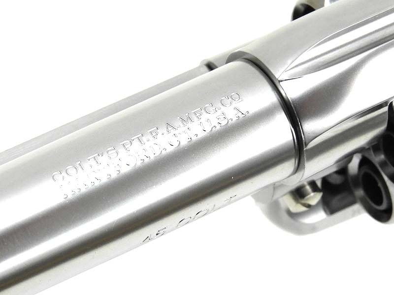 [マルシン] SAA.45 アーティラリー シルバー 木製グリップ