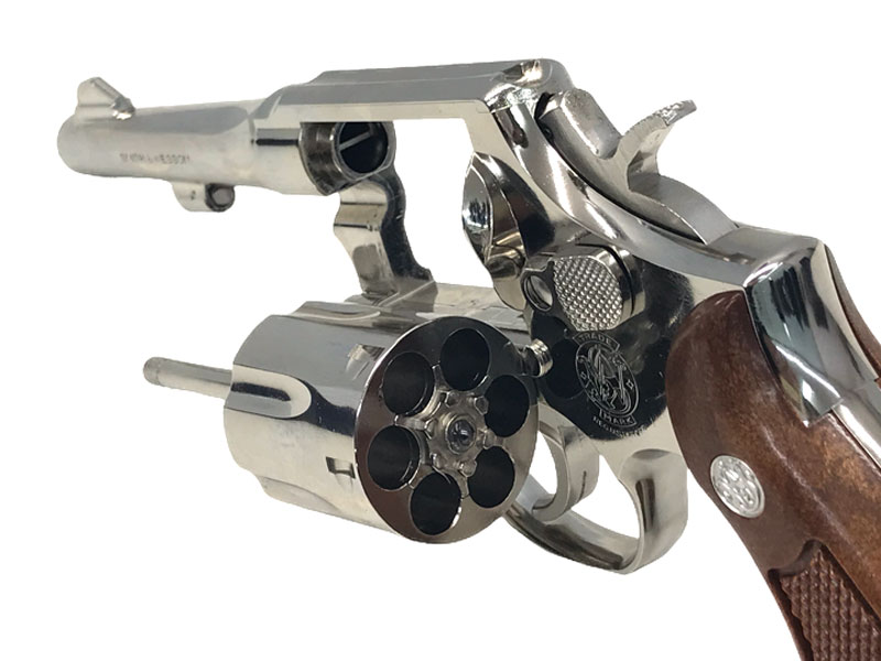 [タナカ] S&W M10 ミリタリー&ポリス 4インチ .38スペシャル ニッケルフィニッシュ Ver.3