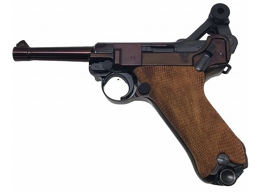 [タナカ] ルガー P08 4インチ ミッドナイトゴールド 限定 木製グリップ