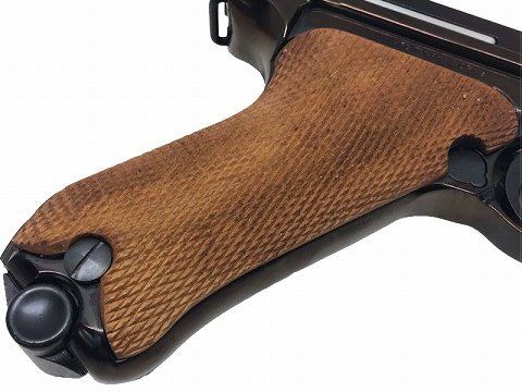 [タナカ] ルガー P08 4インチ ミッドナイトゴールド 限定 木製グリップ