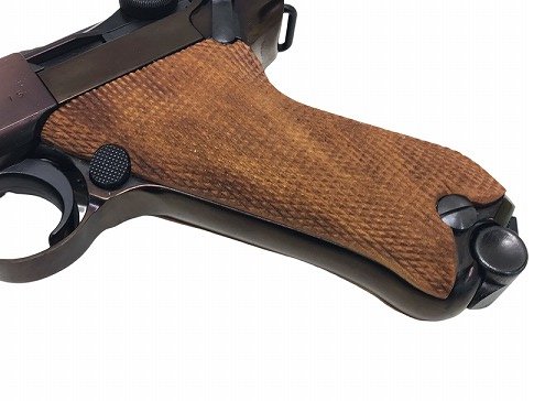 [タナカ] ルガー P08 4インチ ミッドナイトゴールド 限定 木製グリップ