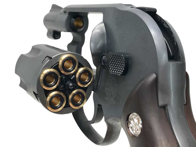 [マルシン] S&W M49 ボディーガード 木目調プラサービスグリップ エクセレントHW