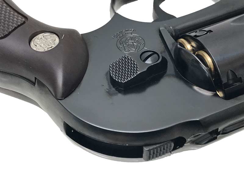 [マルシン] S&W M49 ボディーガード 木目調プラサービスグリップ WディープブラックABS