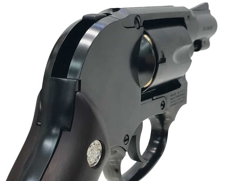 [マルシン] S&W M49 ボディーガード 木目調プラサービスグリップ WディープブラックABS