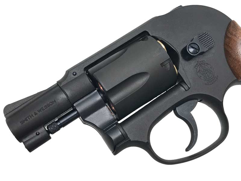 [マルシン] S&W M49 ボディーガード 木製サービスグリップ ブラックHW