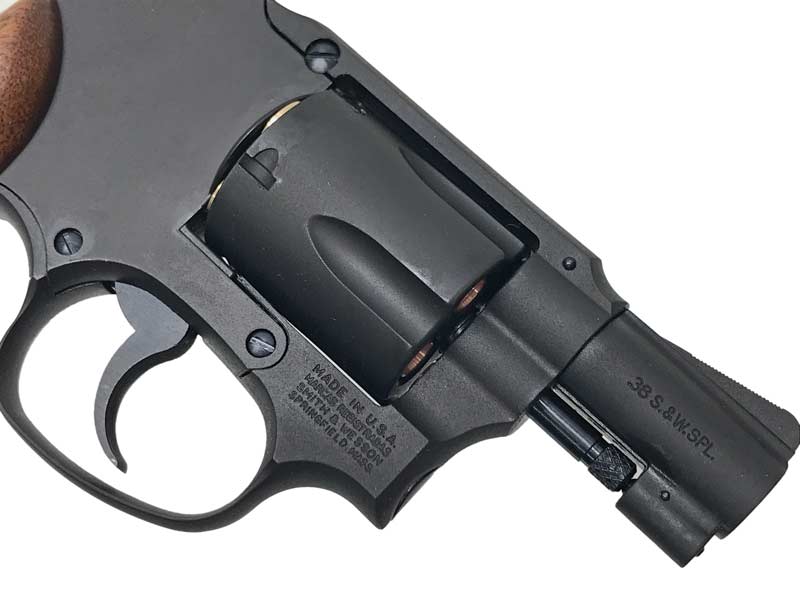 [マルシン] S&W M49 ボディーガード 木製サービスグリップ ブラックHW