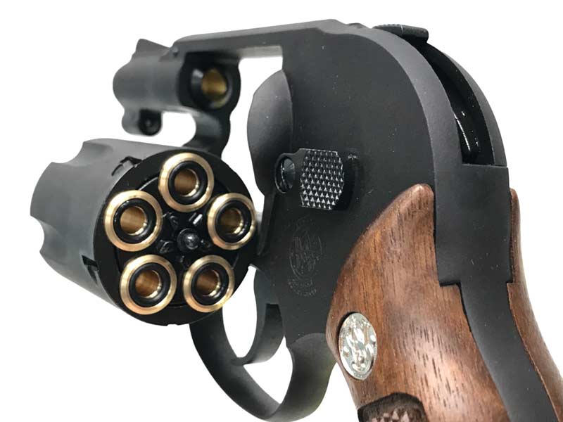 [マルシン] S&W M49 ボディーガード 木製サービスグリップ ブラックHW