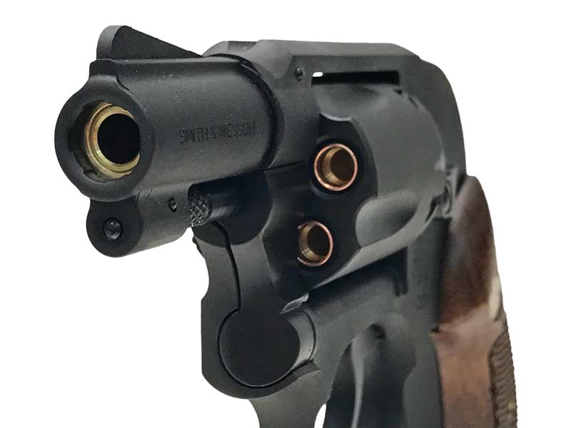 [マルシン] S&W M49 ボディーガード 木製サービスグリップ ブラックHW