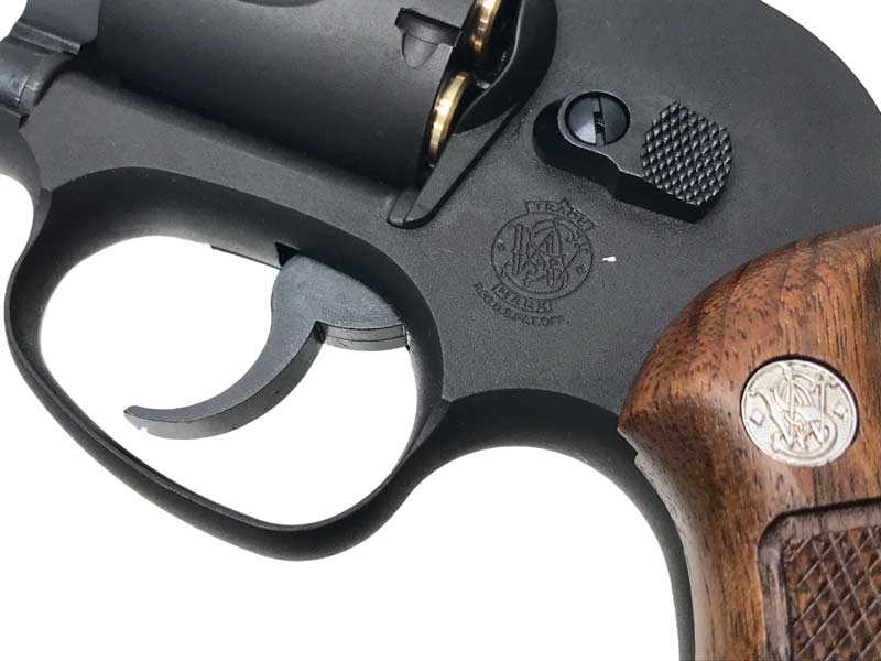 [マルシン] S&W M49 ボディーガード 木製サービスグリップ ブラックHW