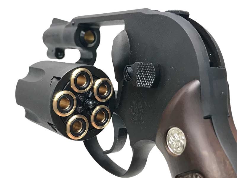 [マルシン] S&W M49 ボディーガード 木目調プラサービスグリップ ブラックHW