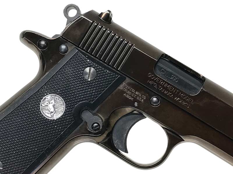 [タナカ] コルトガバメント.380AUTO ミッドナイトゴールド