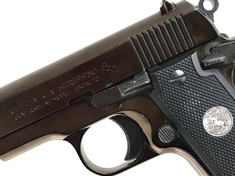 [タナカ] コルトガバメント.380AUTO ミッドナイトゴールド