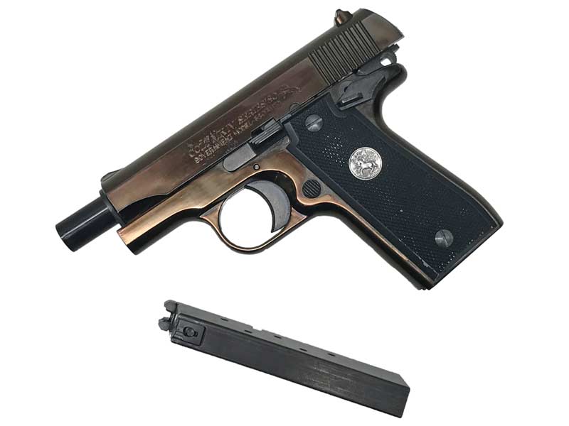 [タナカ] コルトガバメント.380AUTO ミッドナイトゴールド