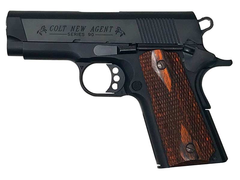 [ウエスタンアームズ] コルト ニューエージェント 実物木製グリップ付