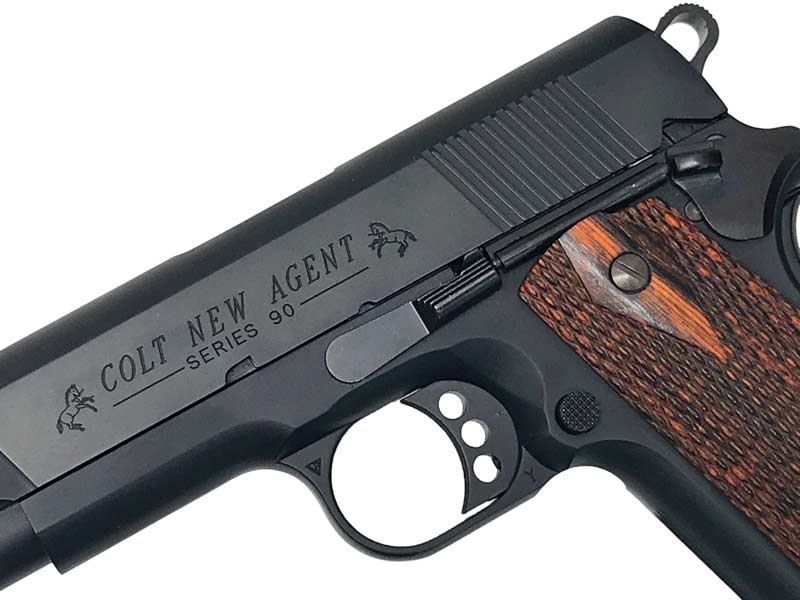 [ウエスタンアームズ] コルト ニューエージェント 実物木製グリップ付
