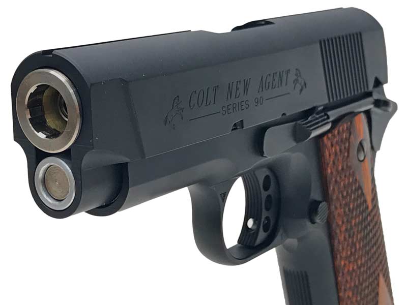 [ウエスタンアームズ] コルト ニューエージェント 実物木製グリップ付