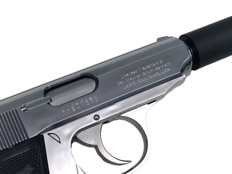 [マルゼン] ワルサー PPK/S ムービープロップ ステンレス