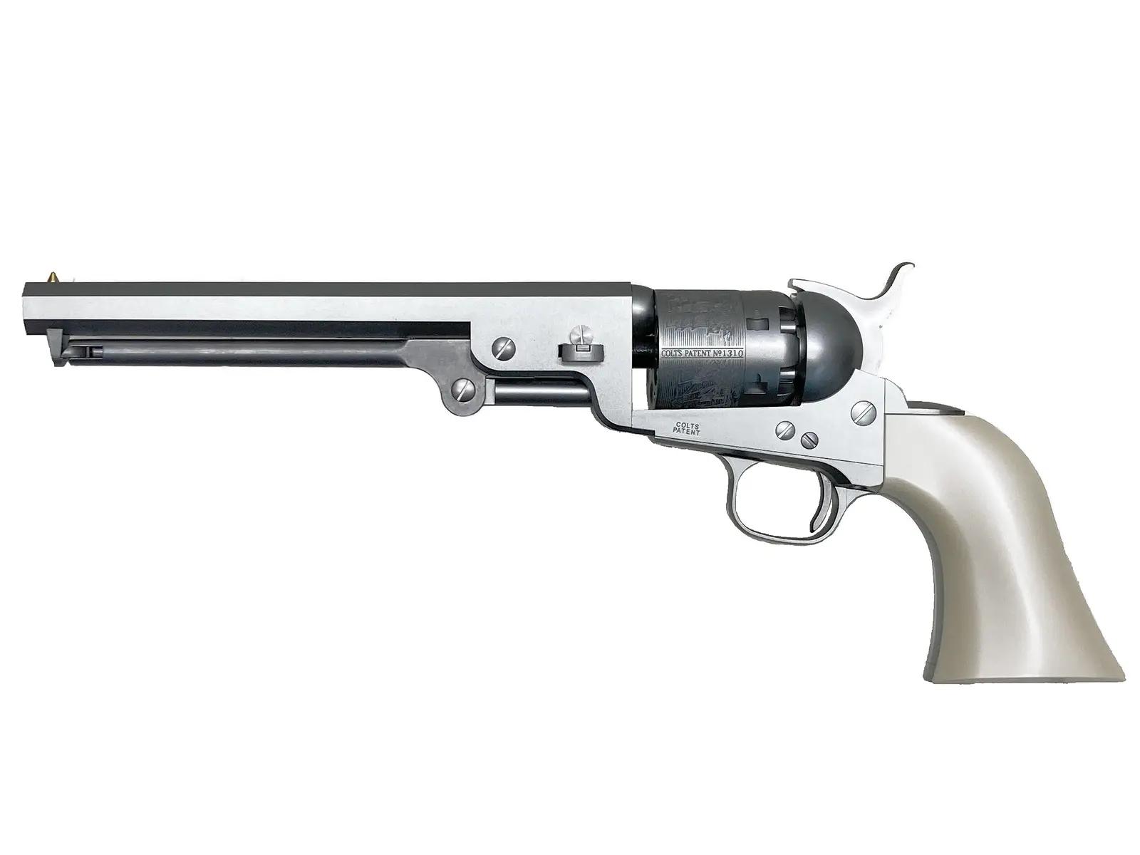[東京マルイ]  エアリボルバー プロ M1851 NAVY　シルバー
