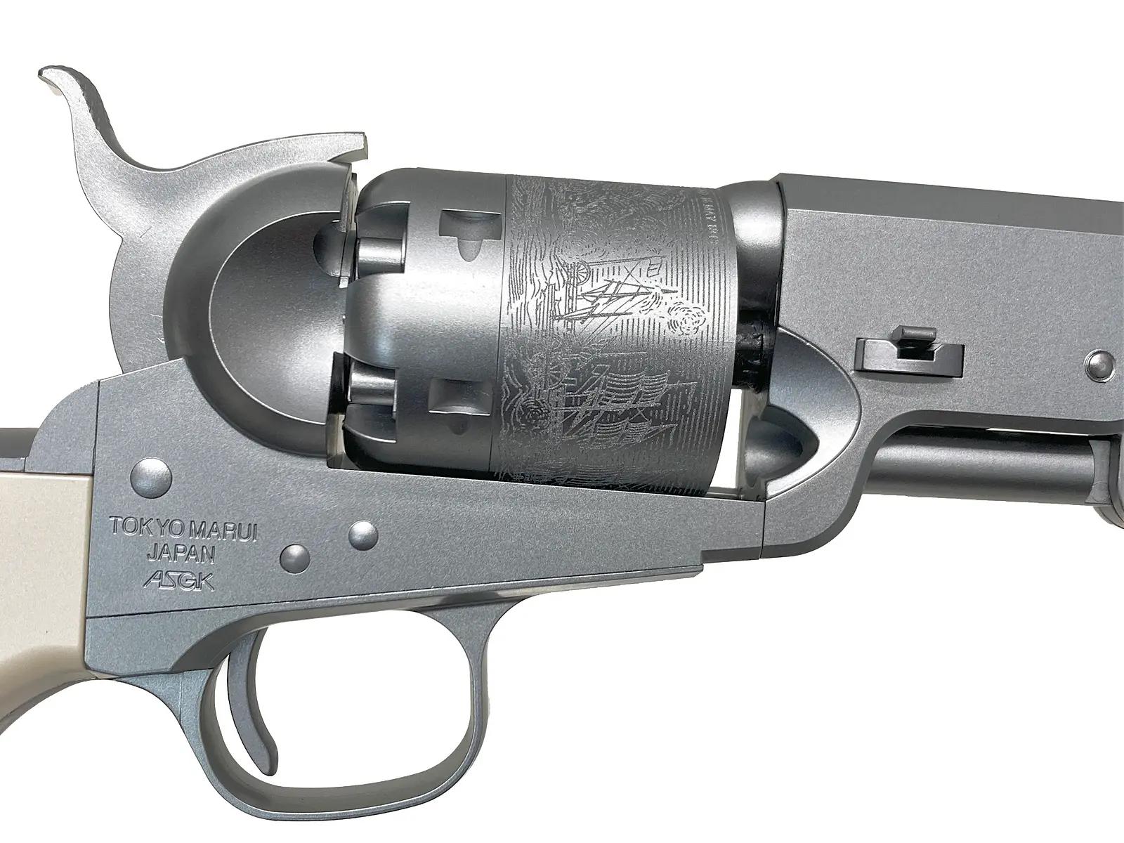 [東京マルイ]  エアリボルバー プロ M1851 NAVY　シルバー