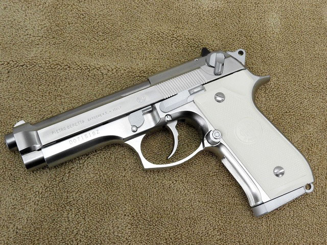 [ウエスタンアームズ] ベレッタ M92FS プレミアムエディション シルバーポリマー
