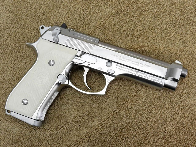 [ウエスタンアームズ] ベレッタ M92FS プレミアムエディション シルバーポリマー