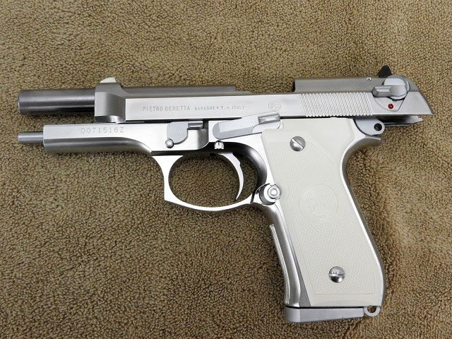[ウエスタンアームズ] ベレッタ M92FS プレミアムエディション シルバーポリマー