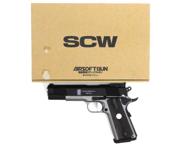 [ウエスタンアームズ] S&W SW1911 DK フレームシルバー Ver.3