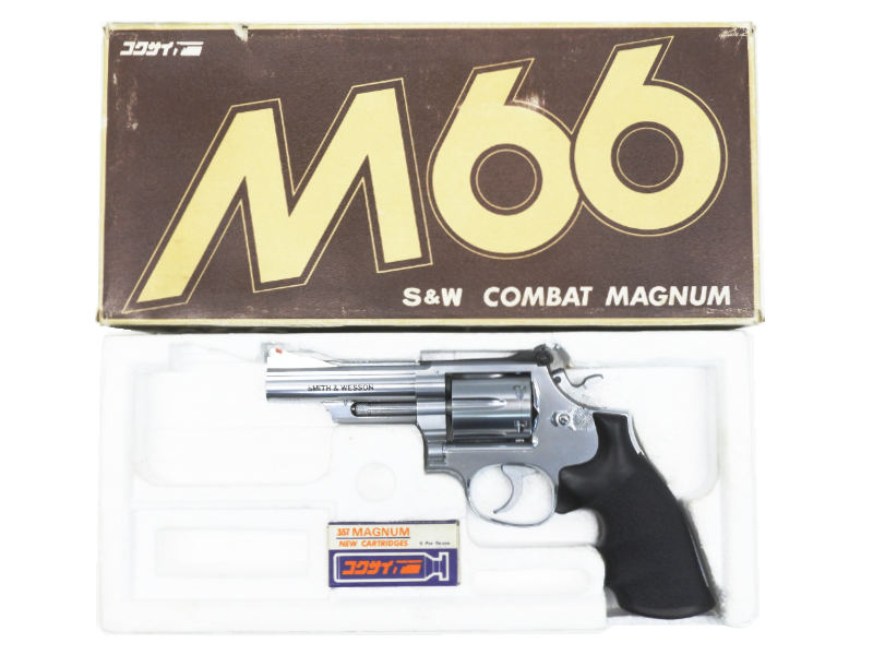 [コクサイ] S&W M66 コンバットマグナム 4インチ NO.69 発火モデルガン HOGUEモノグリップ (中古)