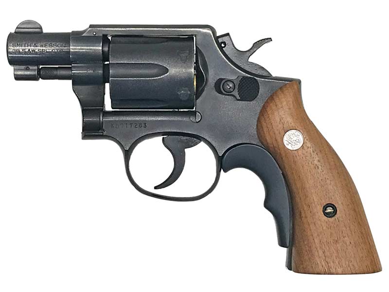 [コクサイ] S&W M10 .38スペシャル OLD HW 2in スムース木製グリップ No.195