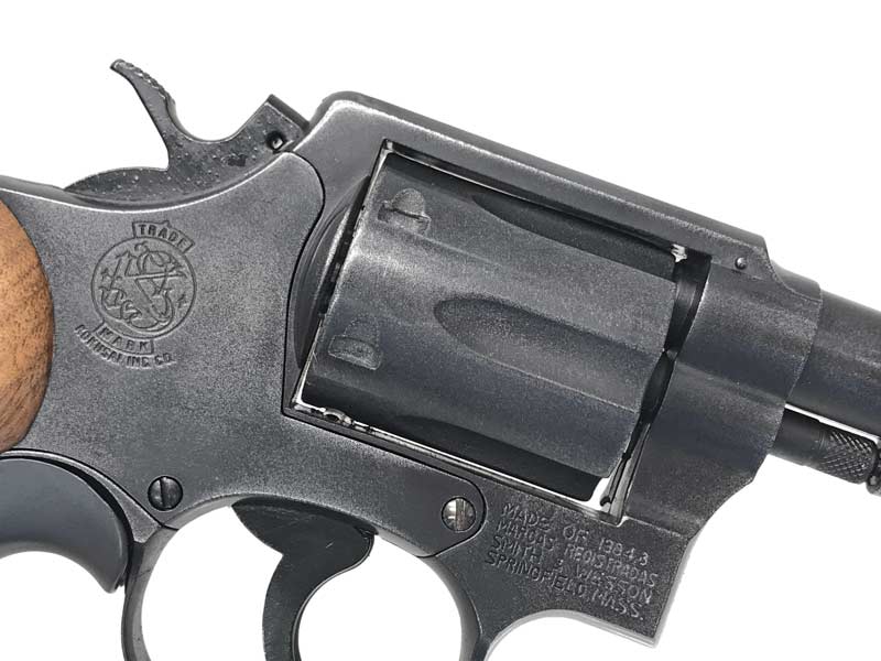 [コクサイ] S&W M10 .38スペシャル OLD HW 2in スムース木製グリップ No.195