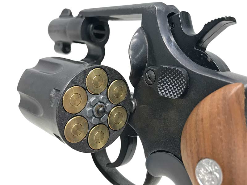 [コクサイ] S&W M10 .38スペシャル OLD HW 2in スムース木製グリップ No.195