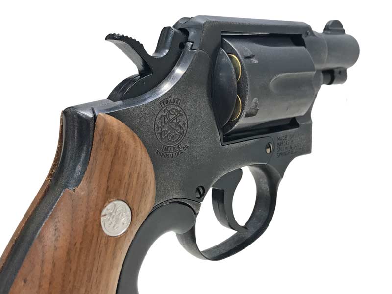 [コクサイ] S&W M10 .38スペシャル OLD HW 2in スムース木製グリップ No.195