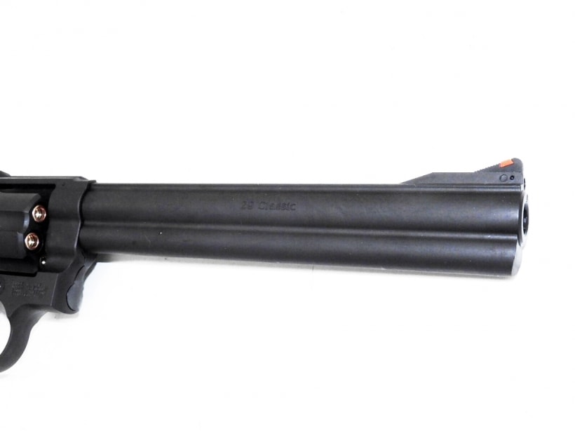 [マルシン] M29 クラシック 8-3/8インチ WディープブラックABS ハーフチェッカー木製グリップ付